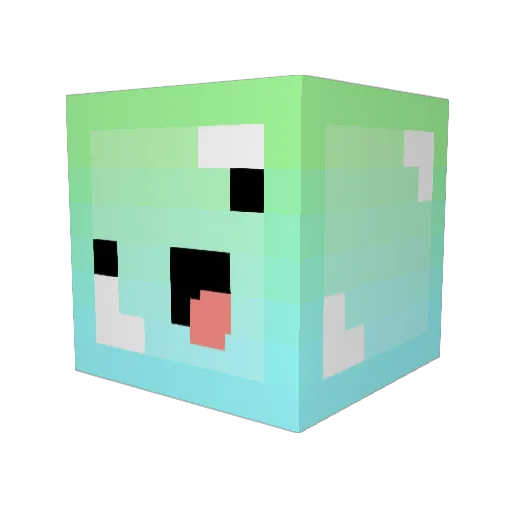konga23 Minecraft avatar head, 3D render