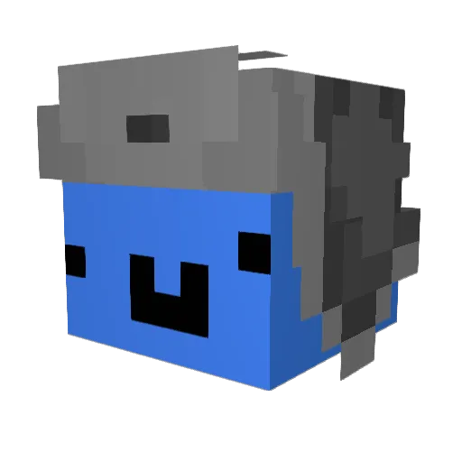 kongarry Minecraft avatar head, 3D render