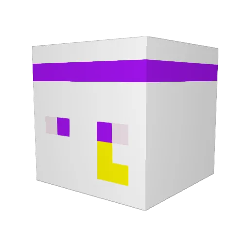 kongji1 Minecraft avatar head, 3D render