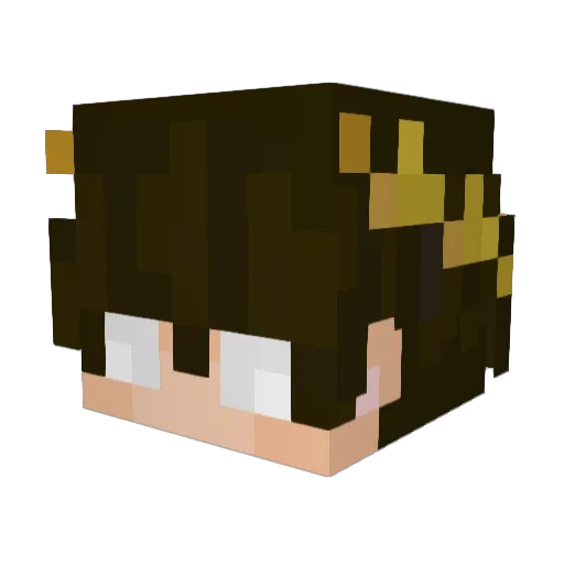 kongking06 Minecraft avatar head, 3D render