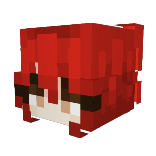 kongqi16 Minecraft avatar head, 3D render