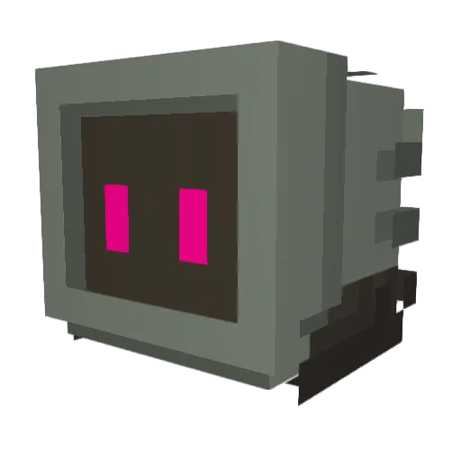 koniiiiiiip Minecraft avatar head, 3D render