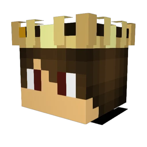 konik09 Minecraft avatar head, 3D render