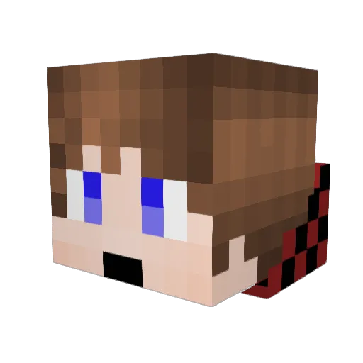 koninglars5 Minecraft avatar head, 3D render