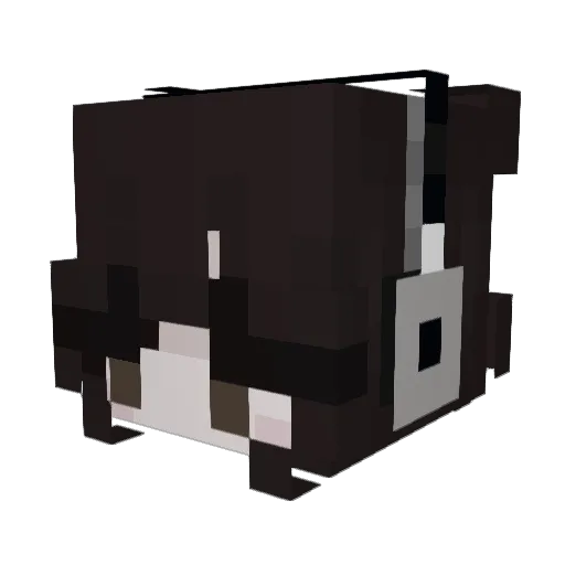 konkonid Minecraft avatar head, 3D render