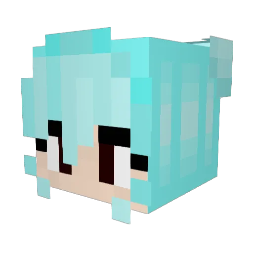 konks0277 Minecraft avatar head, 3D render