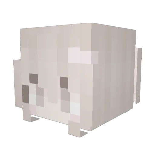 konmixx Minecraft avatar head, 3D render