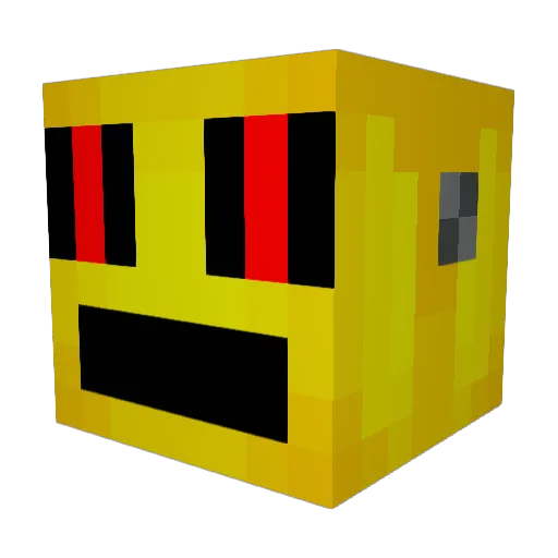 kono41 Minecraft avatar head, 3D render
