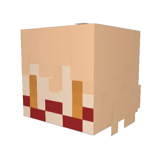 konosiro03 Minecraft avatar head, 3D render