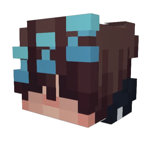 konosxg7 Minecraft avatar head, 3D render