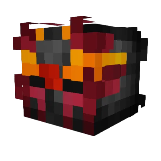 konpferd Minecraft avatar head, 3D render