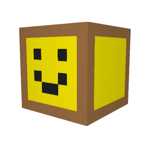 konrad14 Minecraft avatar head, 3D render