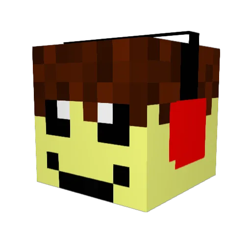 konstantin664 Minecraft avatar head, 3D render