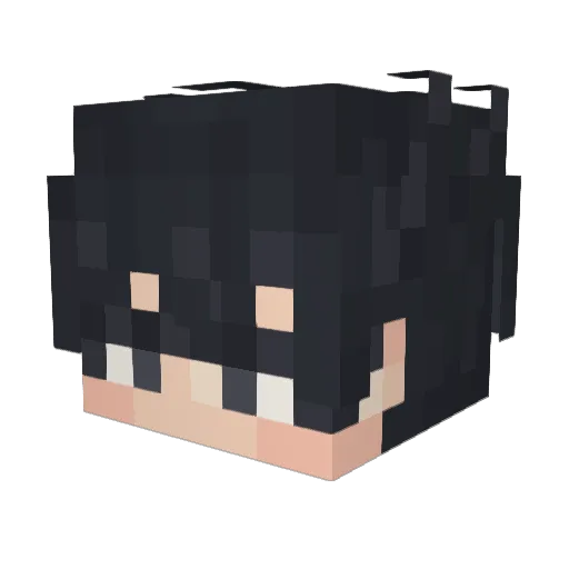 konsuta Minecraft avatar head, 3D render