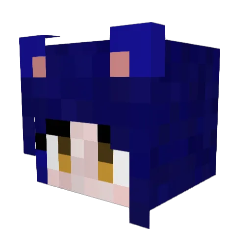 kontent Minecraft avatar head, 3D render