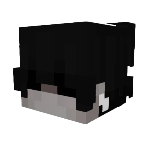 konunuun Minecraft avatar head, 3D render