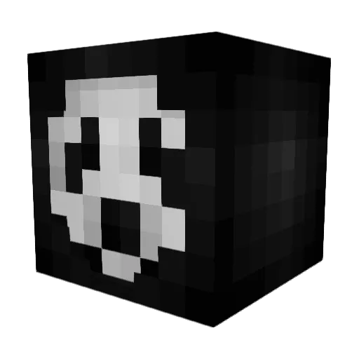 konussa Minecraft avatar head, 3D render