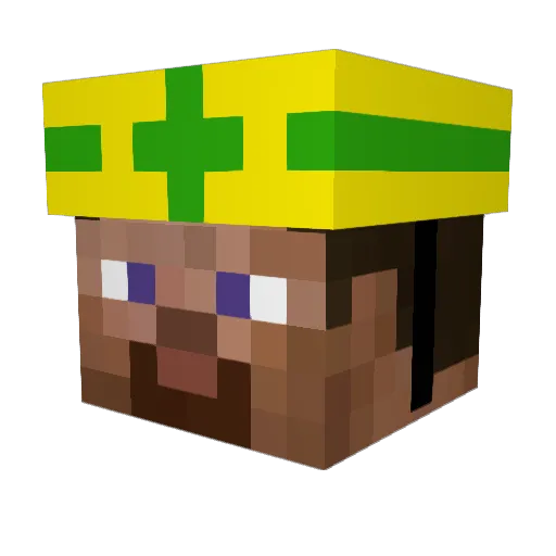konyan1234 Minecraft avatar head, 3D render