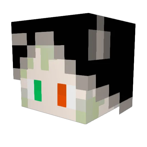 koo0420 Minecraft avatar head, 3D render