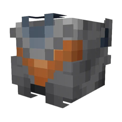 koobh Minecraft avatar head, 3D render