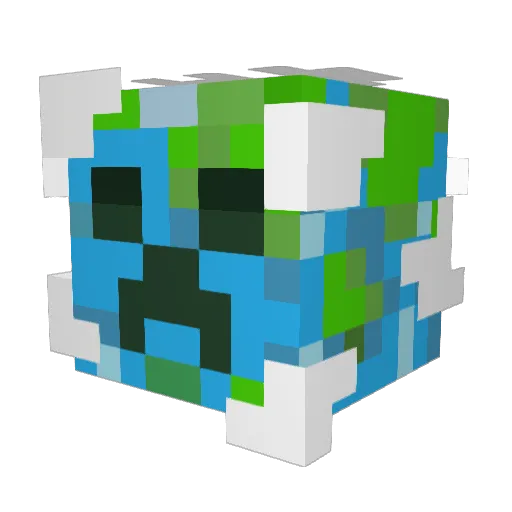 kookiemonster26 Minecraft avatar head, 3D render
