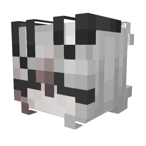 kookistea Minecraft avatar head, 3D render