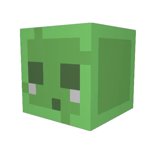 kool_aid_08 Minecraft avatar head, 3D render