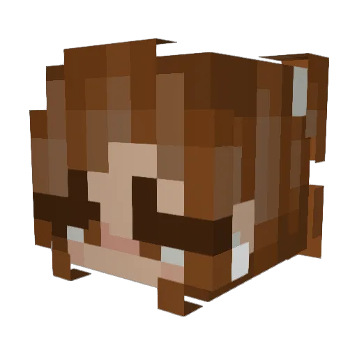 koolae Minecraft avatar head, 3D render