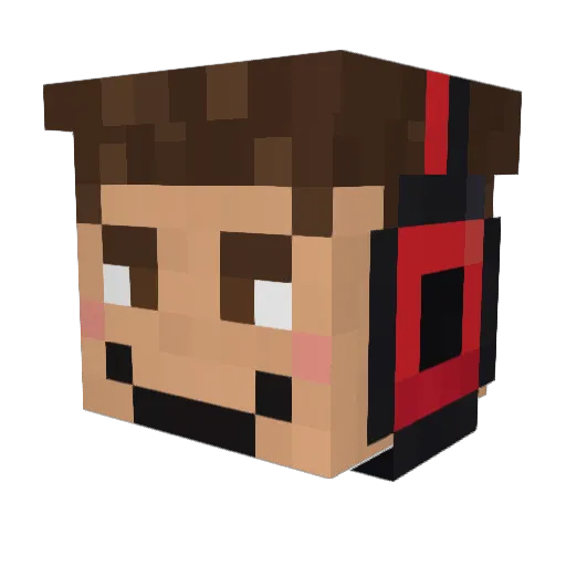 kooldude4392566 Minecraft avatar head, 3D render