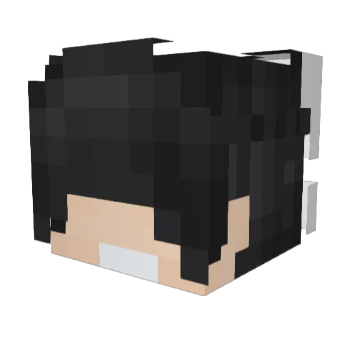 kooliest Minecraft avatar head, 3D render