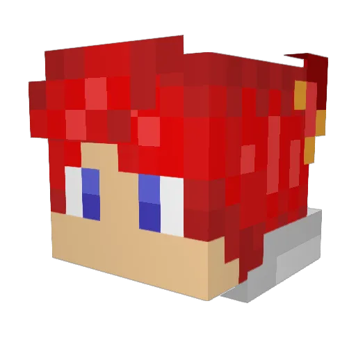 koolkat15 Minecraft avatar head, 3D render