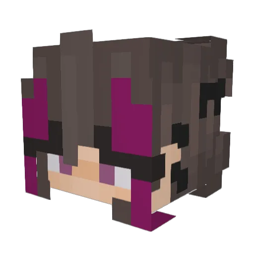 koolkaylis Minecraft avatar head, 3D render