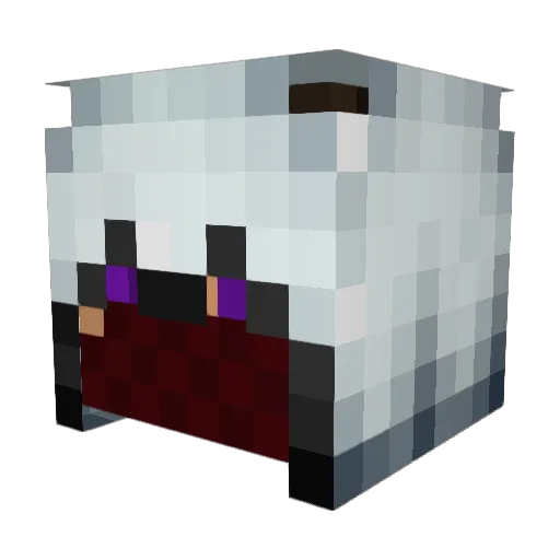 koolkib Minecraft avatar head, 3D render