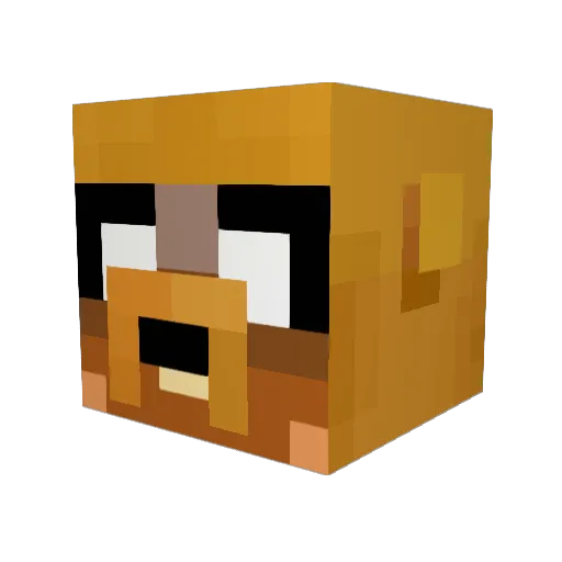 koolkidstacey Minecraft avatar head, 3D render