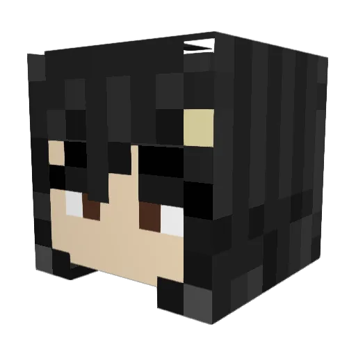 koolkiwi Minecraft avatar head, 3D render