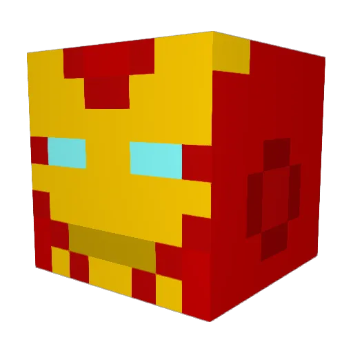 koolman123 Minecraft avatar head, 3D render