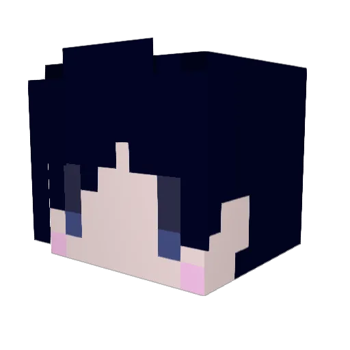 kooooooh Minecraft avatar head, 3D render