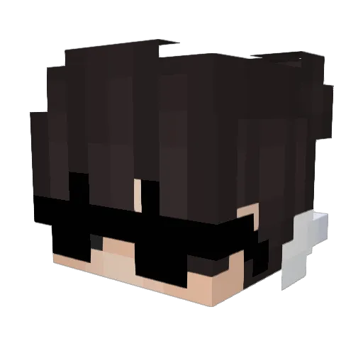 koooooper Minecraft avatar head, 3D render