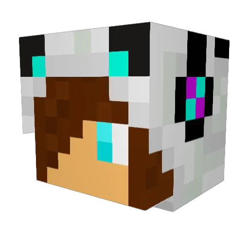 koosjenl Minecraft avatar head, 3D render