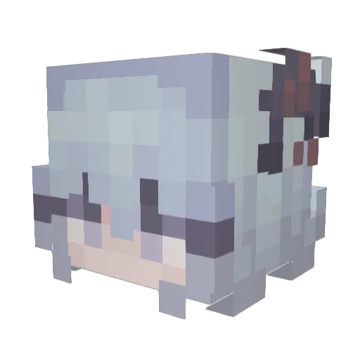 kopath Minecraft avatar head, 3D render