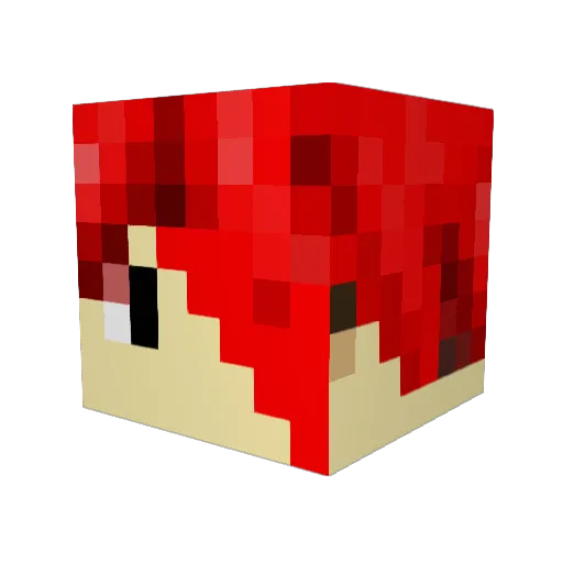 kope42 Minecraft avatar head, 3D render