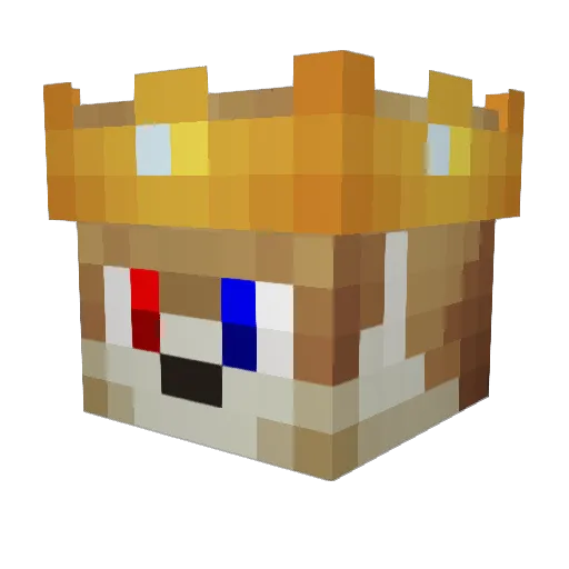 kopeRRRRR Minecraft avatar head, 3D render
