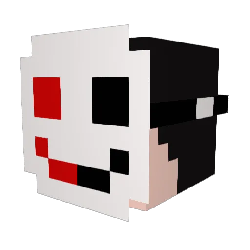 kopggg Minecraft avatar head, 3D render
