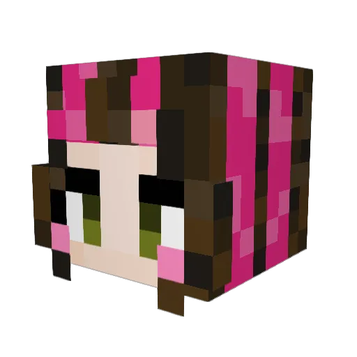 kopigko Minecraft avatar head, 3D render