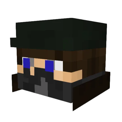koplenov Minecraft avatar head, 3D render