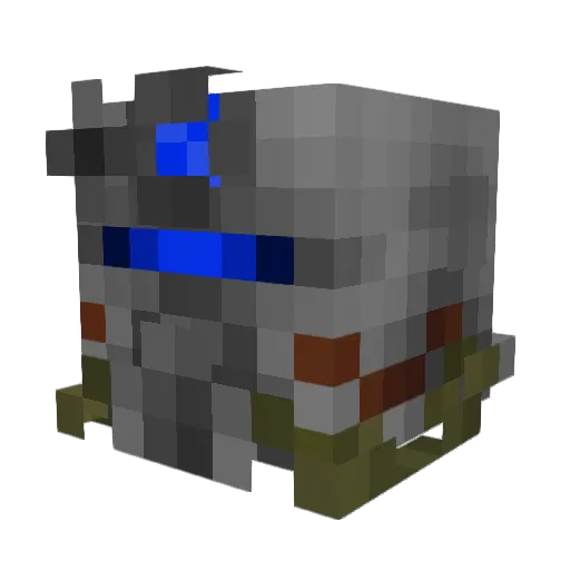 kopryvak Minecraft avatar head, 3D render