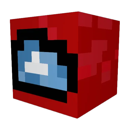 koptop_ Minecraft avatar head, 3D render
