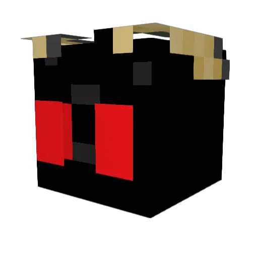 kopy_exe Minecraft avatar head, 3D render