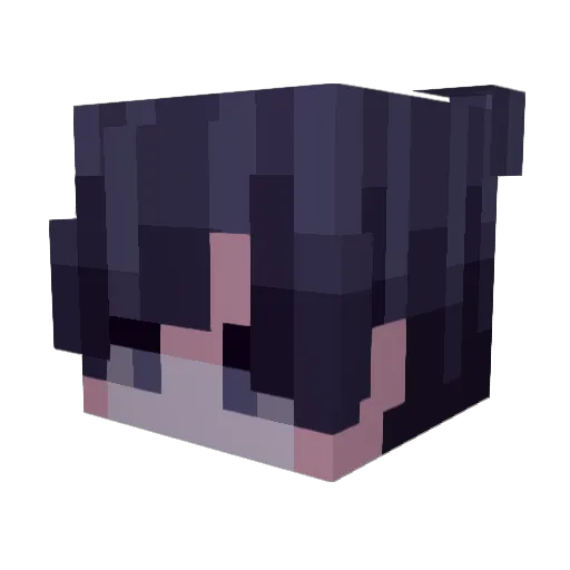 korail14 Minecraft avatar head, 3D render