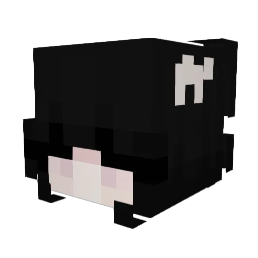 korawen Minecraft avatar head, 3D render